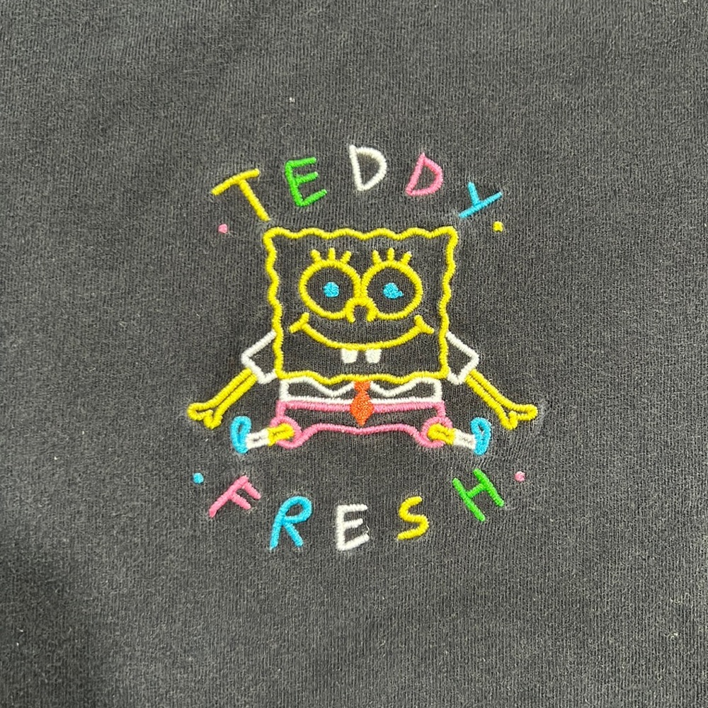 Sold/Teddy Fresh SpongeBob T Shirt Size Small Black